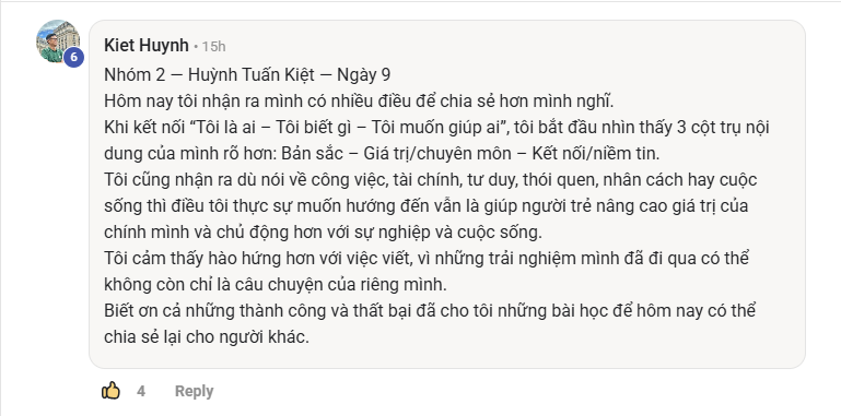 Phản hồi thực tế của học viên Viết Như Hơi Thở, ảnh 8