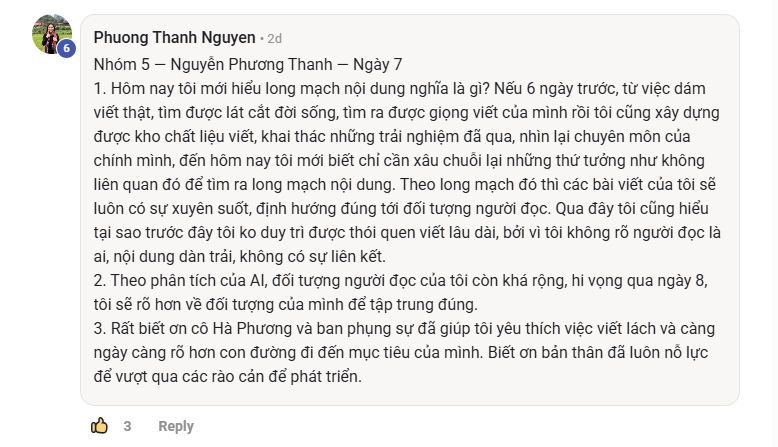 Phản hồi thực tế của học viên Viết Như Hơi Thở, ảnh 22