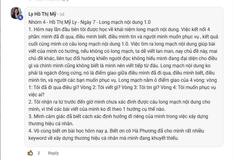 Phản hồi thực tế của học viên Viết Như Hơi Thở, ảnh 23