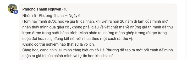 Phản hồi thực tế của học viên Viết Như Hơi Thở, ảnh 25