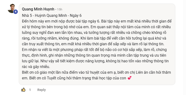 Phản hồi thực tế của học viên Viết Như Hơi Thở, ảnh 31