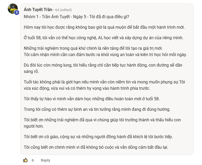 Phản hồi thực tế của học viên Viết Như Hơi Thở, ảnh 33