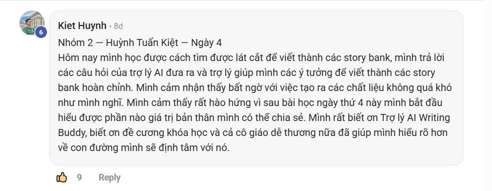 Phản hồi thực tế của học viên Viết Như Hơi Thở, ảnh 41