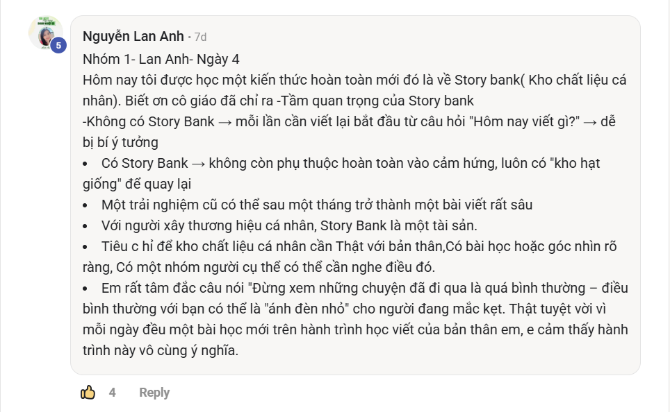 Phản hồi thực tế của học viên Viết Như Hơi Thở, ảnh 47