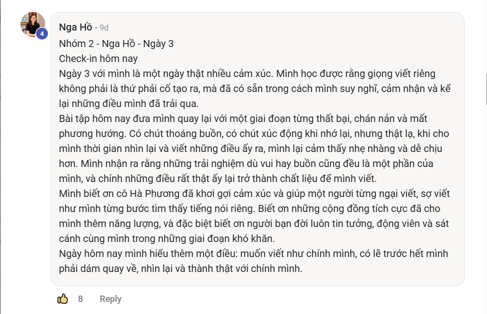 Phản hồi thực tế của học viên Viết Như Hơi Thở, ảnh 52