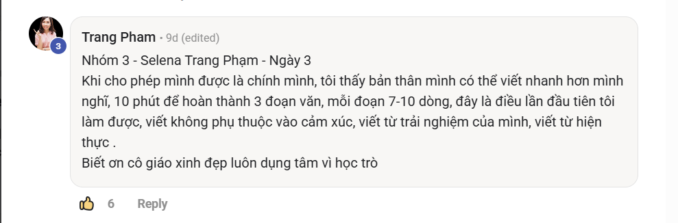 Phản hồi thực tế của học viên Viết Như Hơi Thở, ảnh 53