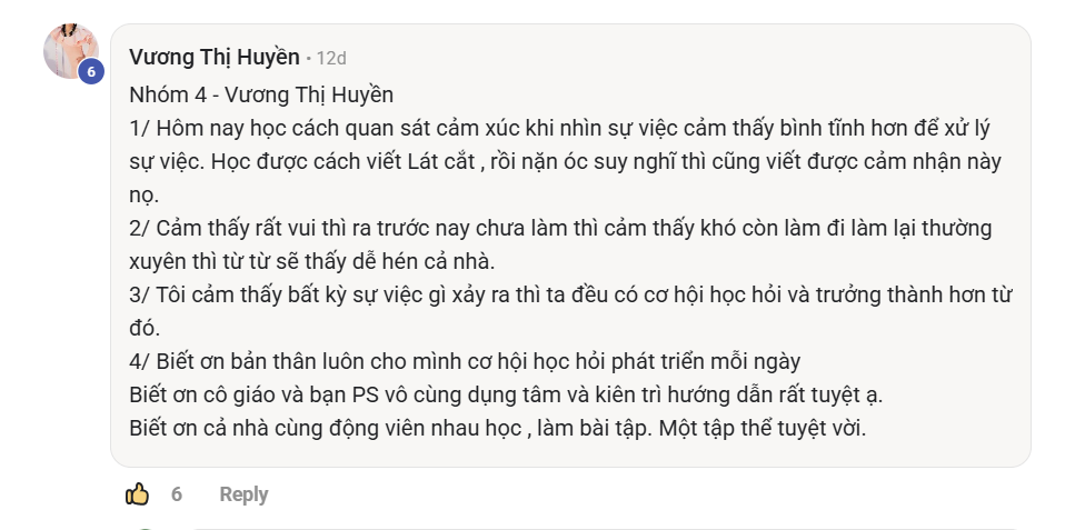 Phản hồi thực tế của học viên Viết Như Hơi Thở, ảnh 63