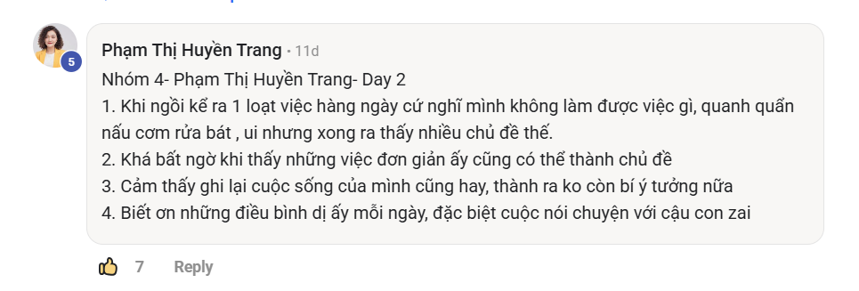 Phản hồi thực tế của học viên Viết Như Hơi Thở, ảnh 69