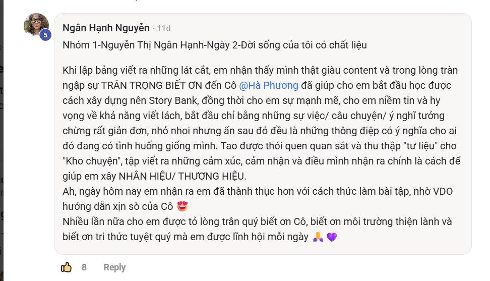 Phản hồi thực tế của học viên Viết Như Hơi Thở, ảnh 70