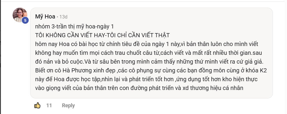 Phản hồi thực tế của học viên Viết Như Hơi Thở, ảnh 74