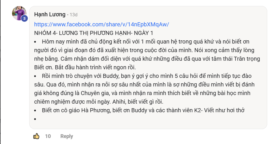 Phản hồi thực tế của học viên Viết Như Hơi Thở, ảnh 76
