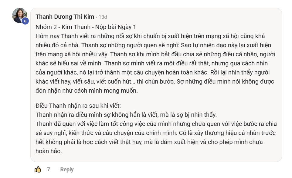 Phản hồi thực tế của học viên Viết Như Hơi Thở, ảnh 81