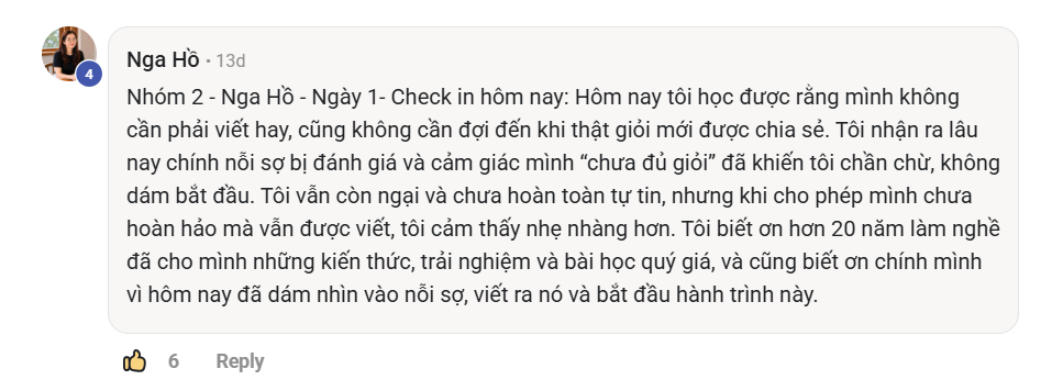 Phản hồi thực tế của học viên Viết Như Hơi Thở, ảnh 83