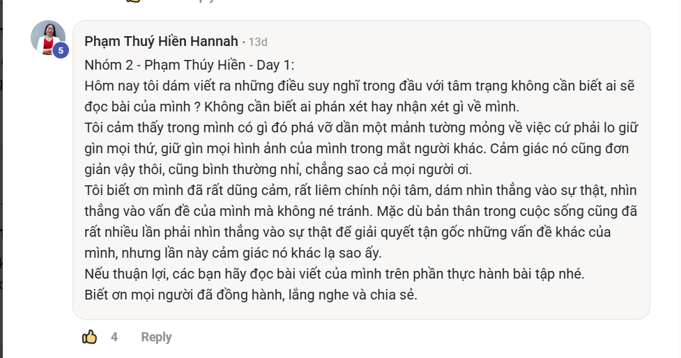 Phản hồi thực tế của học viên Viết Như Hơi Thở, ảnh 84