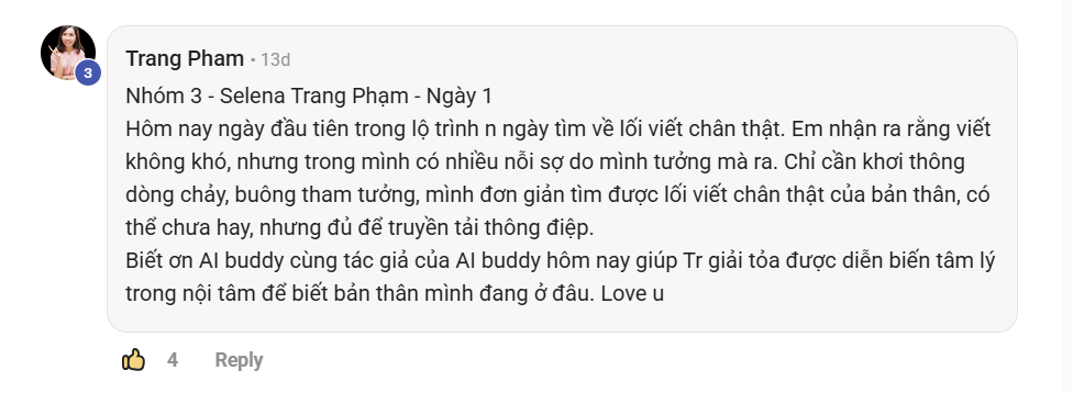 Phản hồi thực tế của học viên Viết Như Hơi Thở, ảnh 85