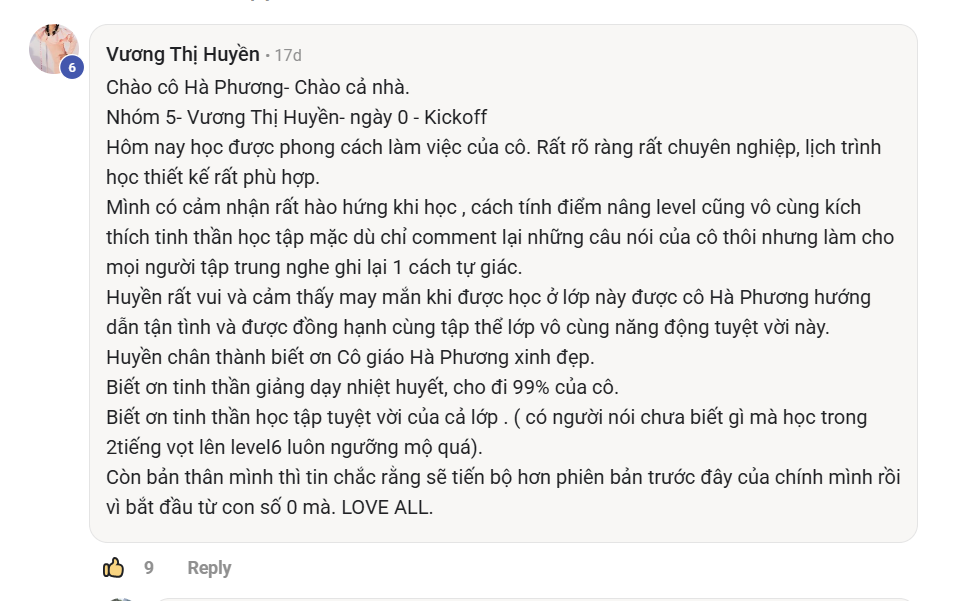 Phản hồi thực tế của học viên Viết Như Hơi Thở, ảnh 89