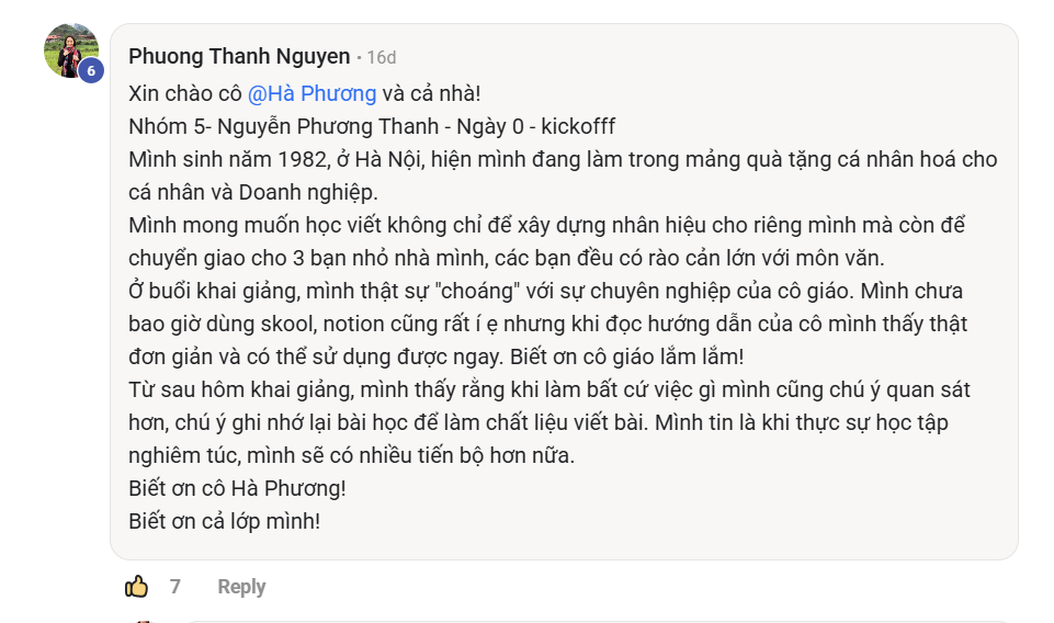 Phản hồi thực tế của học viên Viết Như Hơi Thở, ảnh 90