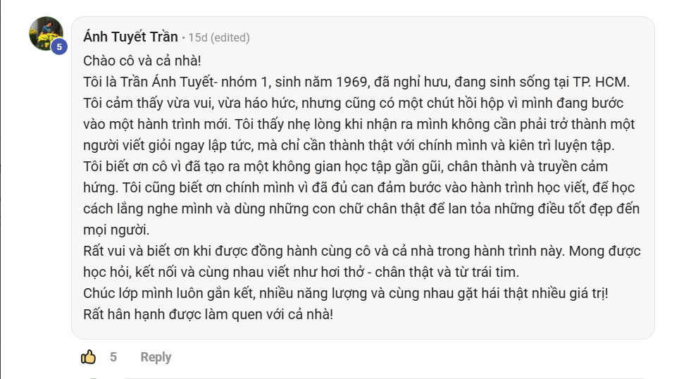 Phản hồi thực tế của học viên Viết Như Hơi Thở, ảnh 92
